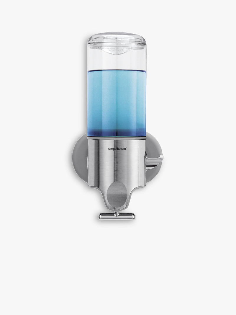 Simplehuman wall-mounted shower soap pump dispenser Single (British brand)