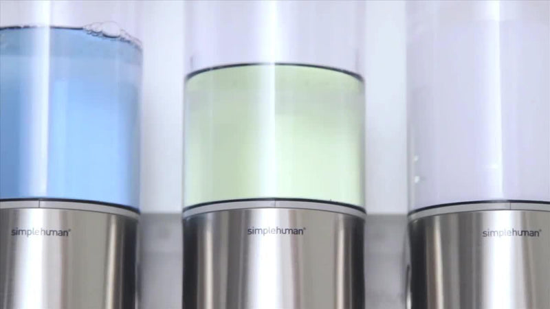 Simplehuman wall-mounted shower soap pump dispenser Single (British brand)