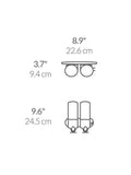 Simplehuman wall mounted soap dispenser double, imported from the UK