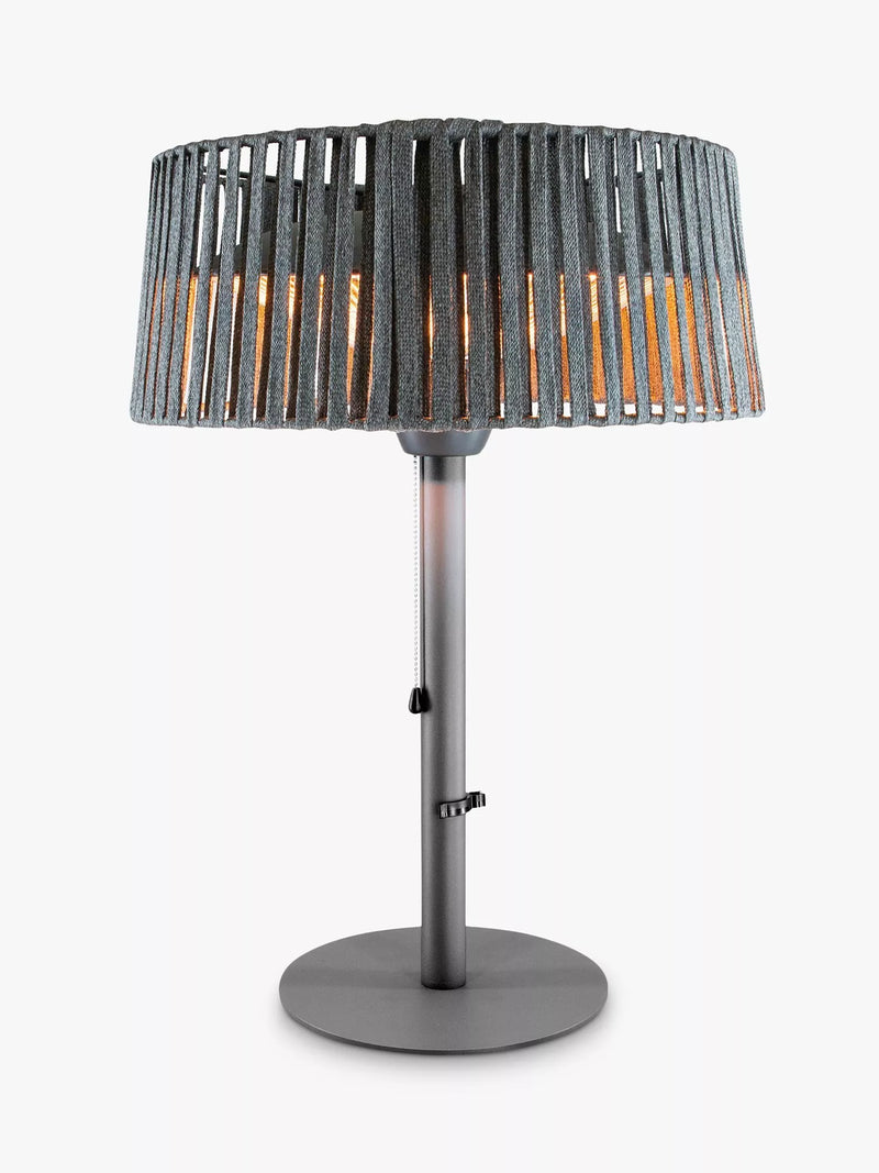 Kettler Kalos Plush grey table top patio heater, UK version