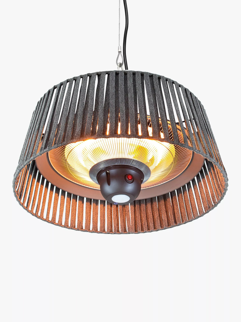 KETTLER hanging pendant patio heater grey 60cm (British brand)