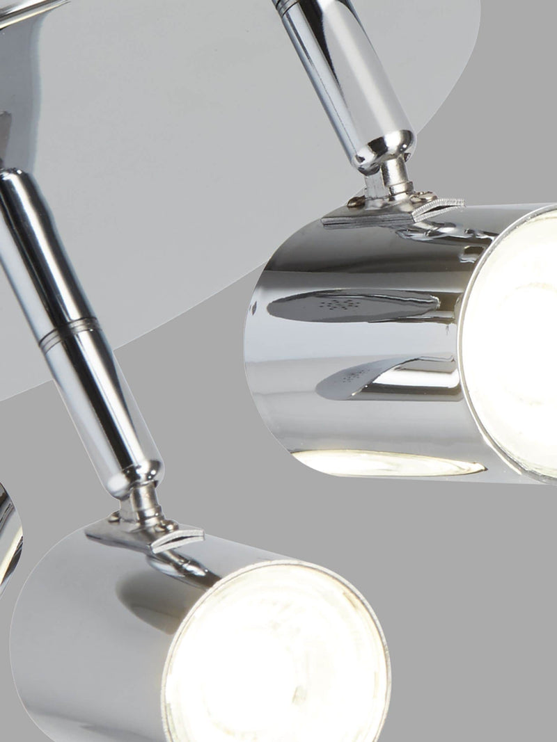 Searchlight chrome Rollo ceiling light 3 spots (British brand)