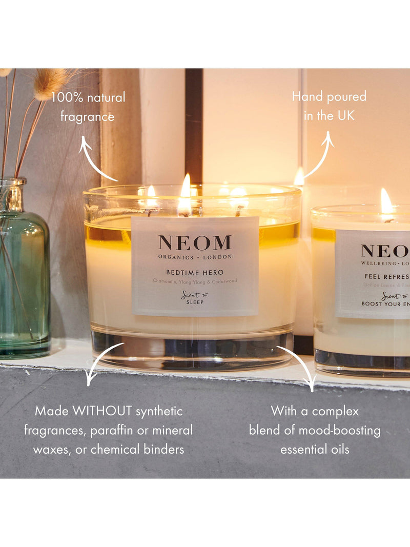 NEOM Bedtime Hero scented candle 420g - British product
