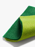 Habico felt fabric squares green pack of 10, imported from the UK