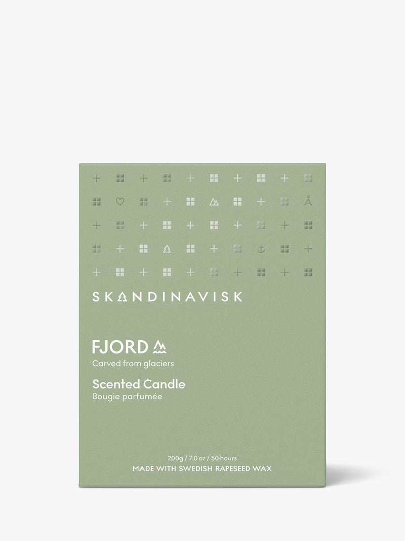 SKANDINAVISK Fjord scented candle 200g, imported from the UK