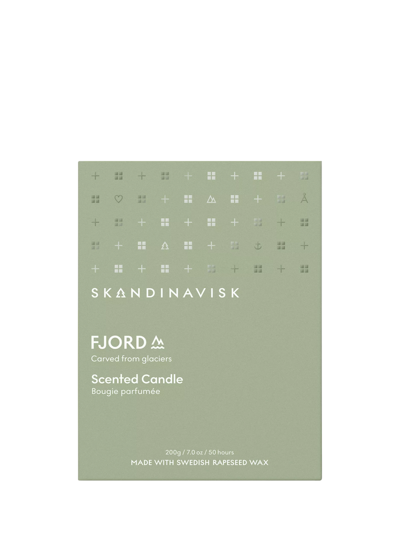 SKANDINAVISK Fjord scented candle 200g, imported from the UK