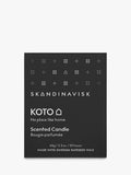Skandinavisk Koto Duftkerze mit Vanille- und Orangennote 65g (britische Marke)