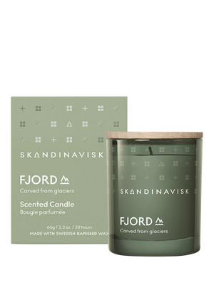 Fjord Scented Candle with Apple and Pear Blossom Notes, 65g