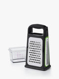 OXO box grater with slicer and zester, imported from the UK