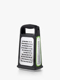 OXO box grater with slicer and zester, imported from the UK