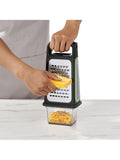 OXO box grater with slicer and zester, imported from the UK