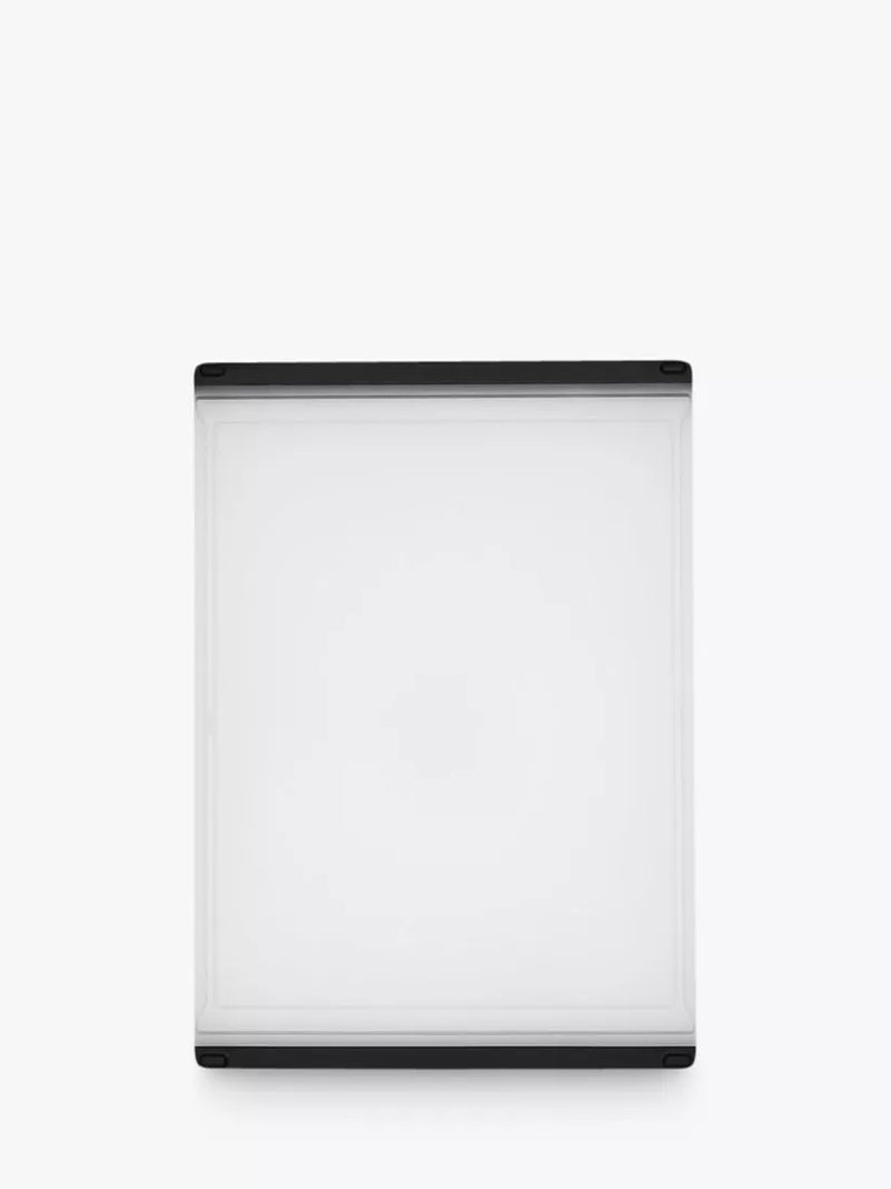 OXO Good Grips large plastic cutting board white (British brand)