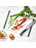 OXO Good Grips large plastic cutting board white (British brand)