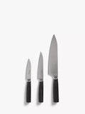 John Lewis kitchen knife set 3 piece stainless steel blades, imported from the UK