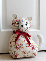 Next Riva Home Red Vintage Floral Cat Doorstop- Buy online at McGrocer