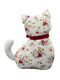 Riva Home Red Vintage Floral Cat Doorstop, imported from the UK