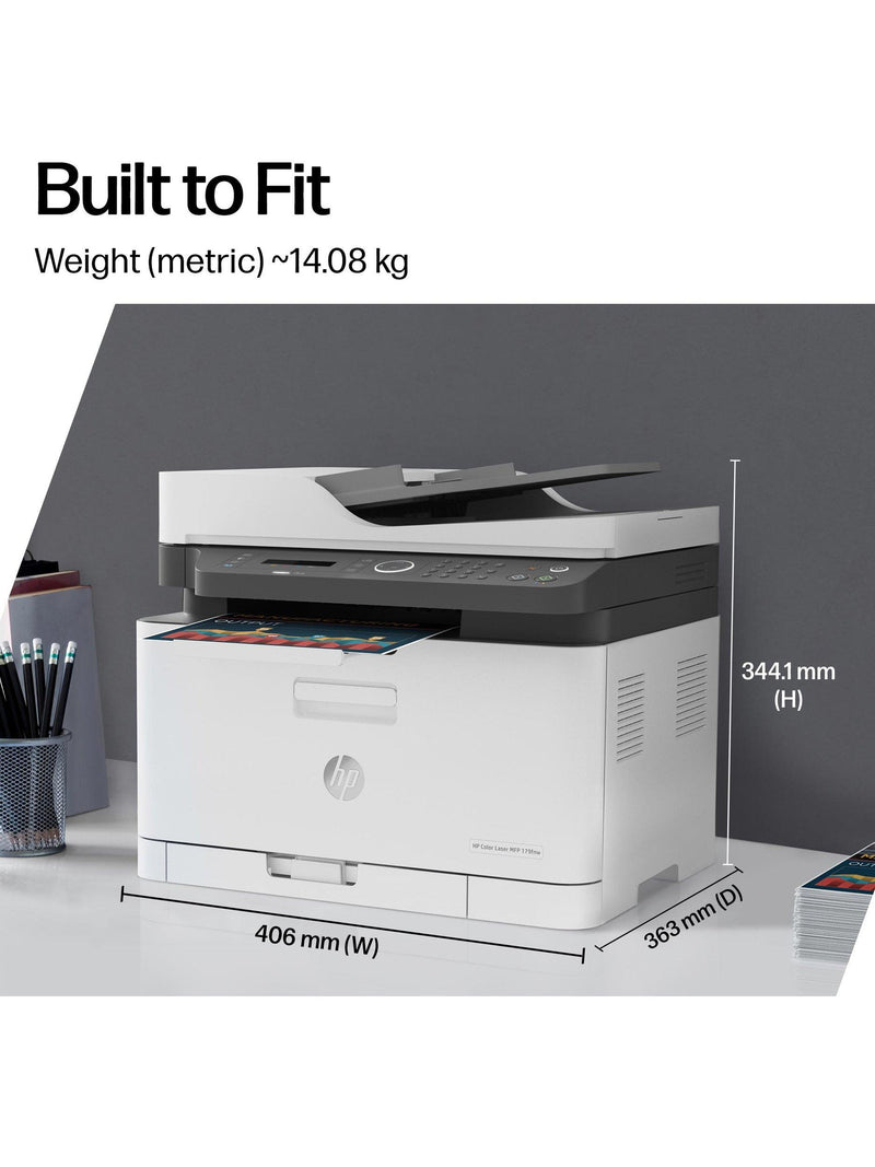 HP LaserJet 179fnw wireless colour printer, UK version