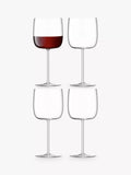 LSA International Borough red wine glasses set of 4, 450ml clear, UK version