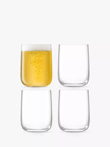 John Lewis LSA International Borough Bar Glasses Set of 4 625ml Clear- Buy online at McGrocer