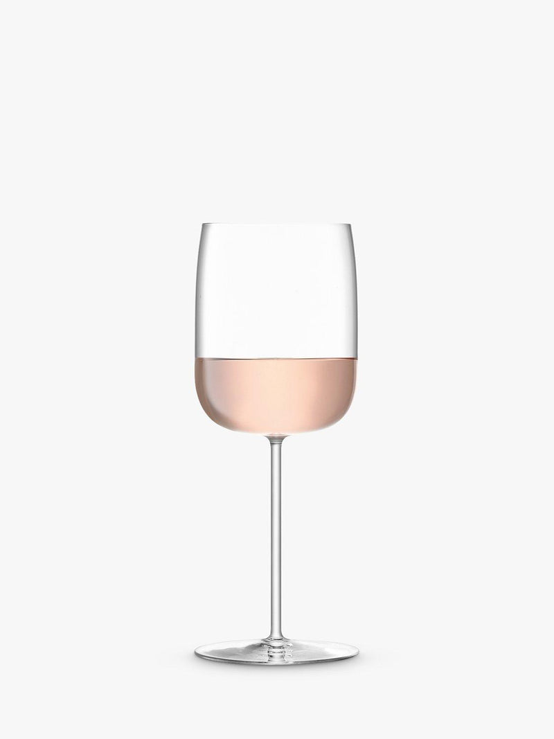 LSA International Borough white wine glasses 380ml set of 4 (British brand)