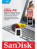SanDisk Ultra Fit USB 3.2 128GB flash drive (British brand)