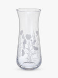 Dartington Crystal Bloom Poppy Vase Clear 18cm - British product