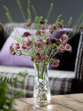 Dartington Crystal Bloom Poppy Vase Clear 18cm - British product