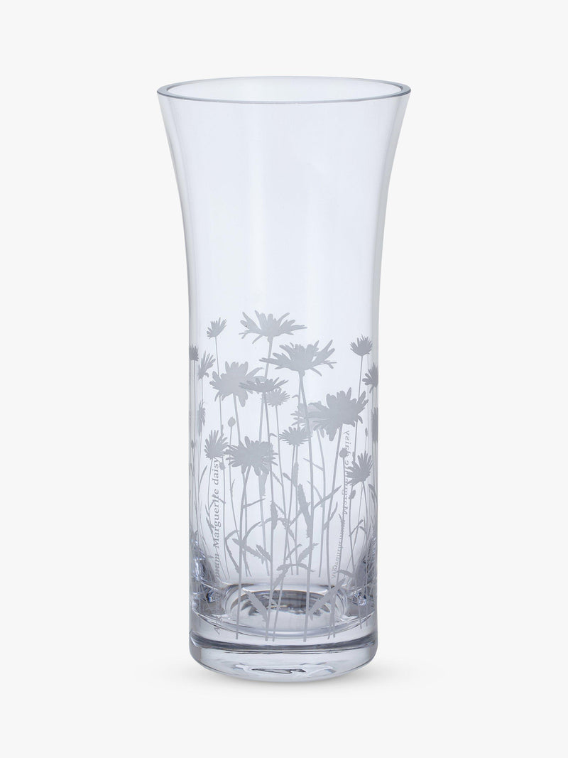Dartington Crystal bloom marguerite trumpet vase 25cm - British product