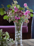 Dartington Crystal bloom marguerite trumpet vase 25cm - British product