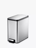 EKO Ecoslim stainless steel pedal bin 8L - British product