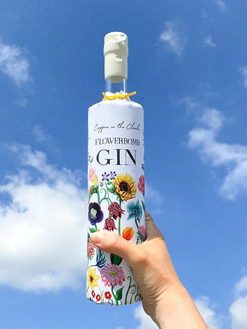 Copper in the Clouds Flowerbomb Gin 70cl - British product