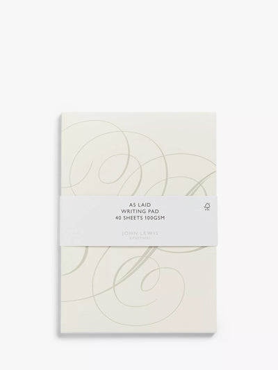 A5 Laid Schreibblock mit 40 Blatt 100GSM Papier