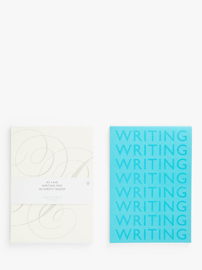 John Lewis A5 laid writing pad, UK version