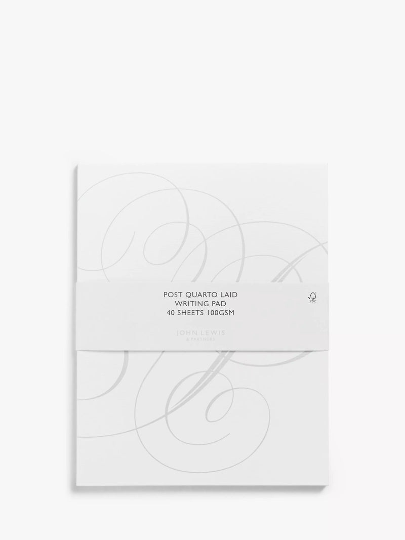 John Lewis P4 laid writing pad, imported from the UK