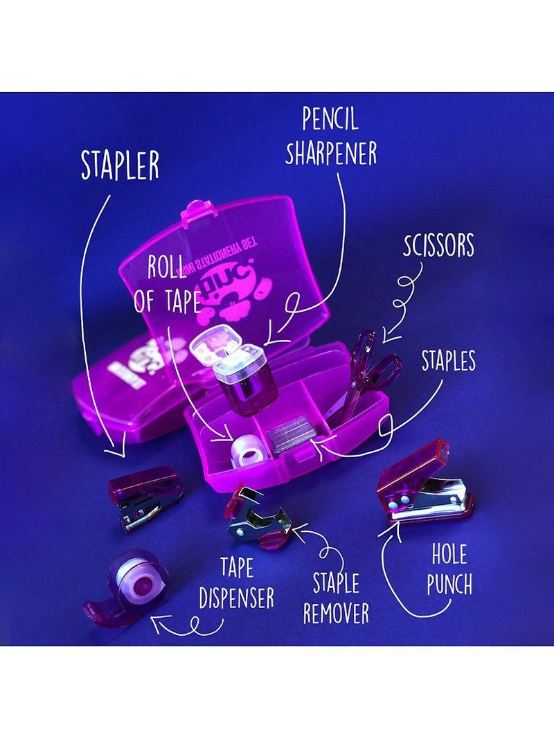 Tinc mini desk stationery set in pink box (British brand)