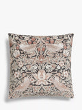 Morris & Co. Strawberry Thief velvet cushion 50x50cm - British product
