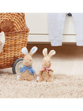 Rainbow Designs Peter Rabbit Flopsy Bunny beanie soft toy (British brand)