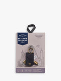 Gentlemen's Hardware USB Charging Cable Keyring Cream Black, UK version