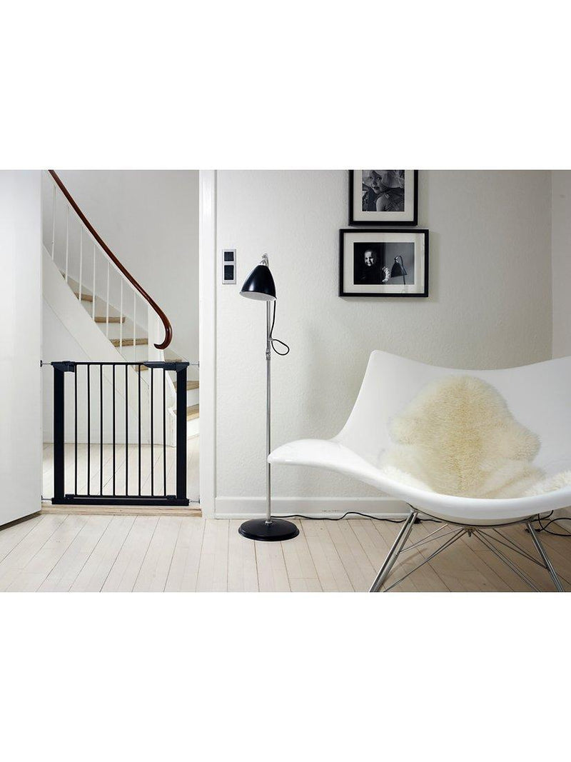 BabyDan Premier True Pressure Gate Including Extensions, Black - British product