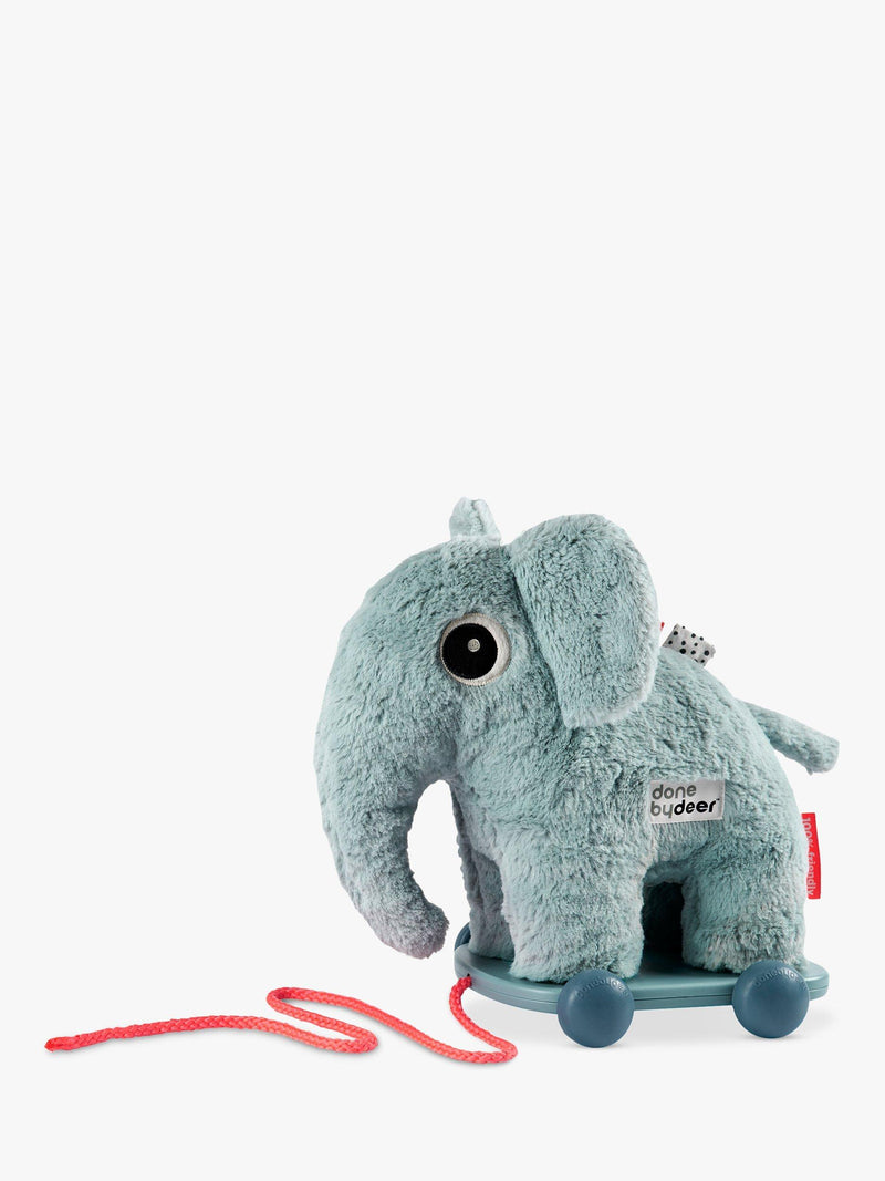 Soft Pull-Along Elephant Toy with Magnetic Feet
