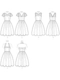 Simplicity sewing pattern 8979 women's costume dresses, imported from the UK