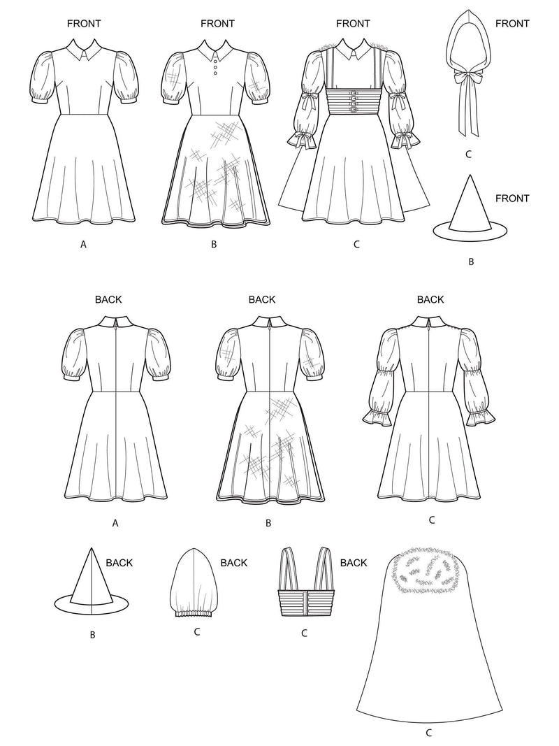 Simplicity sewing pattern Misses Themed Costume 9006, imported from the UK