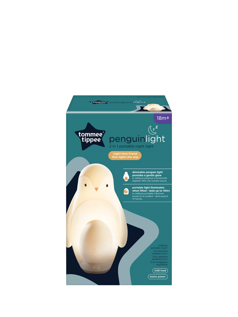 Tommee Tippee Penguin 2 in 1 portable night light (British brand)