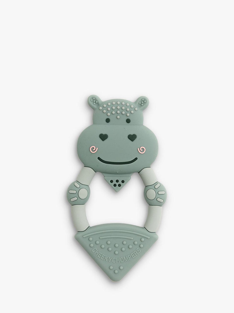 Cheeky Chompers Animal Teether Chewy the Hippo - British product