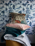 John Lewis Pagoda wallpaper in blue, 10m roll - British product