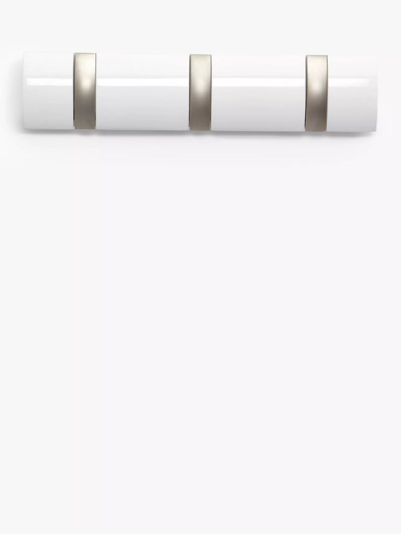 Umbra flip hook white gloss 30.5cm - British product