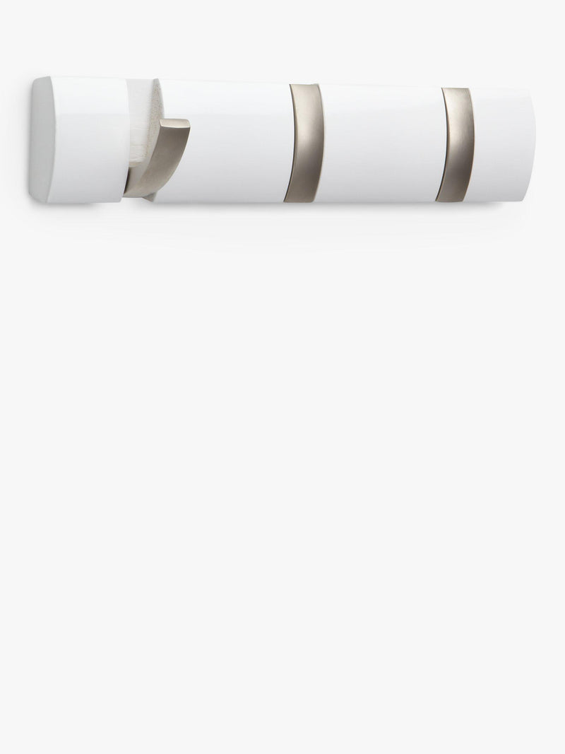 Umbra flip hook white gloss 30.5cm - British product