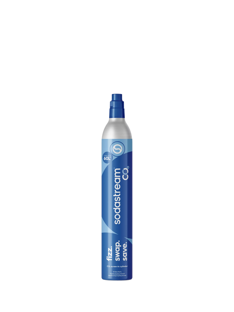SodaStream spare CO2 gas cylinder 60L (British brand)