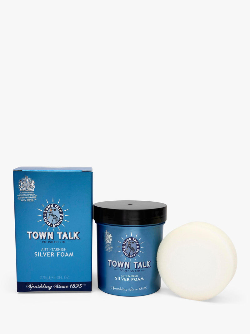 Town Talk Anti Tarnish Silver Polish Foam 275g (British brand)