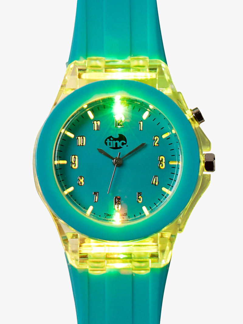 Tinc kids disco light-up watch blue (British brand)